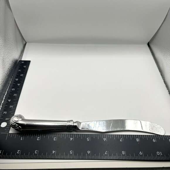 Kirk Stieff Williamsburg Royal Shell Stainless Flatware 18/8 Korea‎ Dinner Knife - Picture 11 of 11